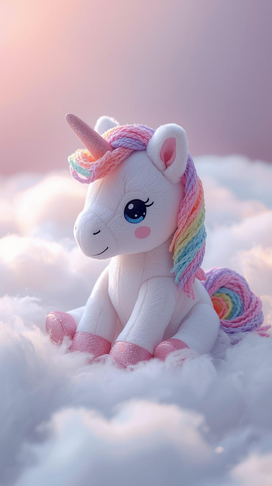 Sevimli Unicorn Peluş
